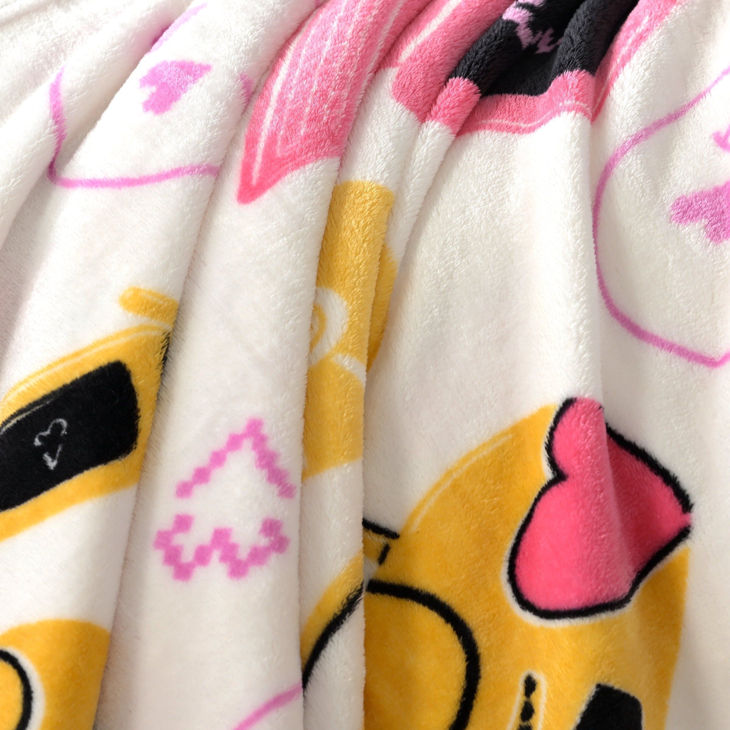 Super Soft Flannel WTC Hanging Plush Throw - Luxury Knitted Decorative Throw Blanket with Fringes Detail