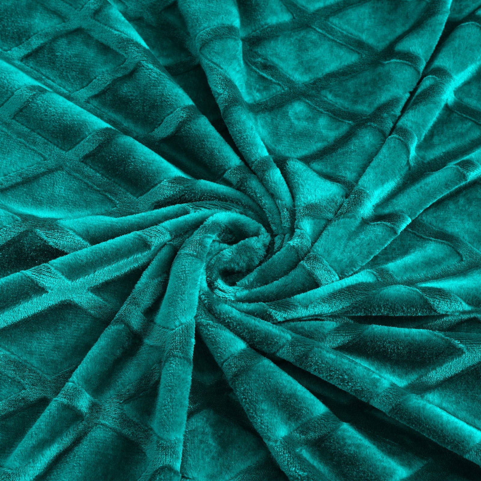 Lightweight Warm Large Soft Throw Blanket for Couch, 50x70 Inches Diamond Geometry Pattern Velvet Fleece Blanket, Cozy, Warm and Light... - Lightweight Plush Warm Blanket for All Seasons Detail