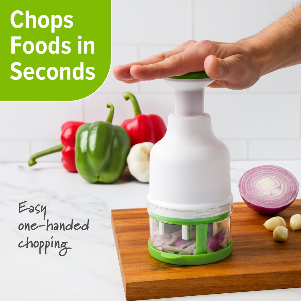 Ergonomic Manual Food Chopper - Kitchen Gadget Tool for Quick Food Prep Detail