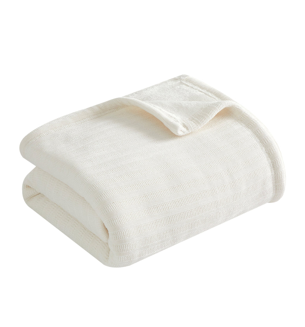 Reversible Sherpa Cozy Chenille Reverse to Plush Soft Couch Throw, Vanilla Dream, Standard Size - Luxury Knitted Decorative Throw Blanket with Fringes Detail