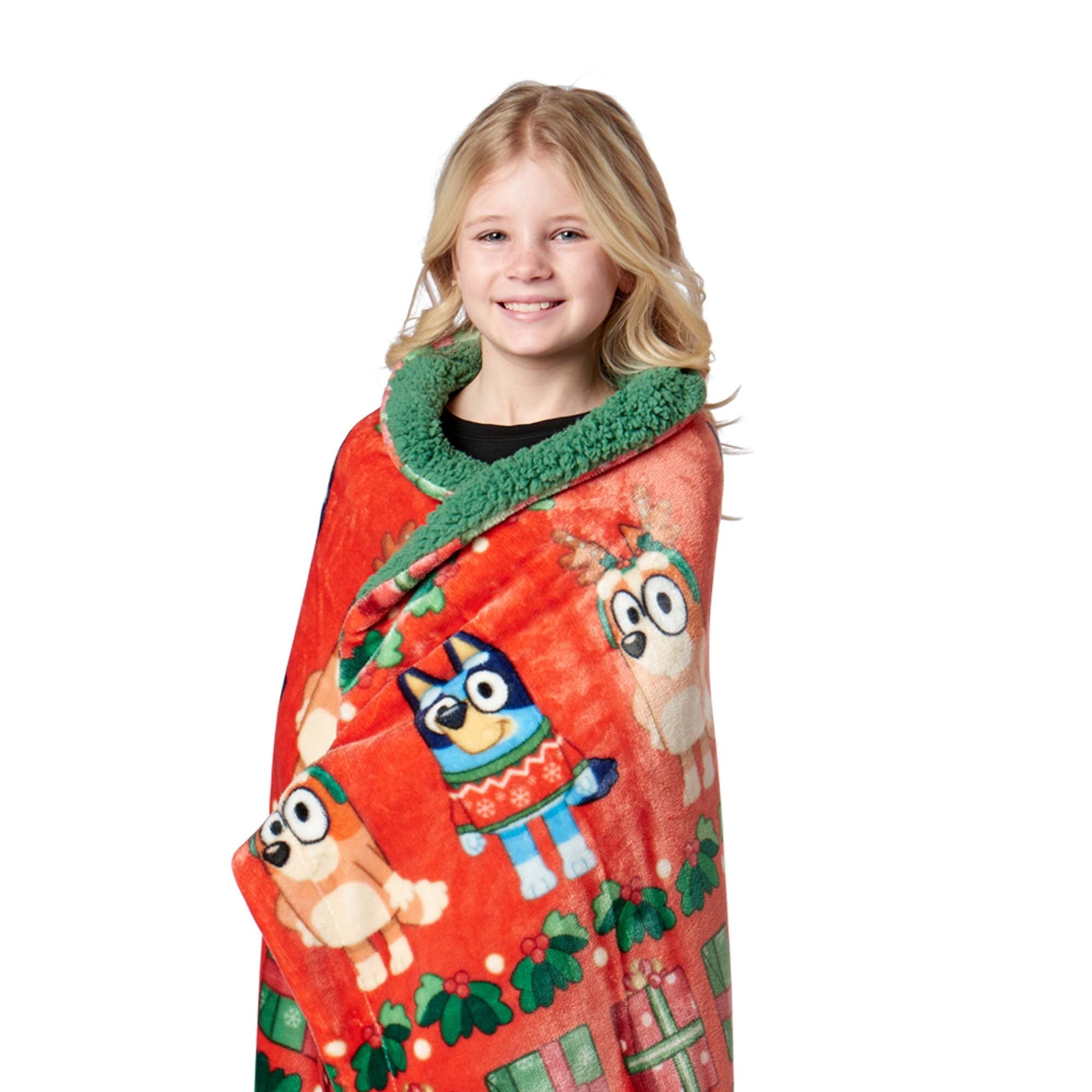 Super Soft Flannel Holidays are Nice Silk Touch Throw Blanket with Sherpa Reverse 50 x 60 inches - Lightweight Plush Warm Blanket for All Seasons Detail