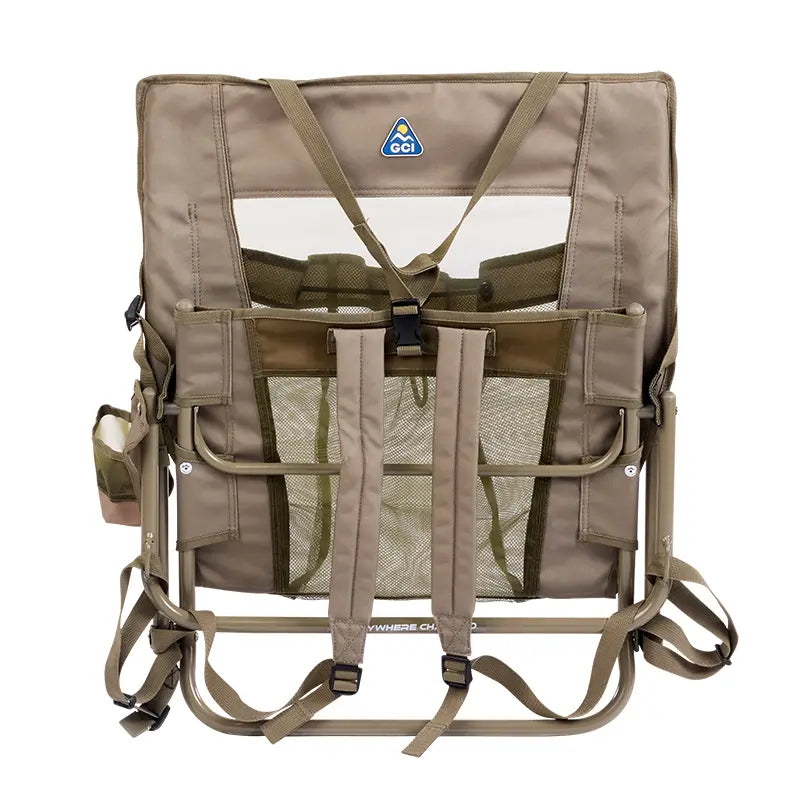 Backpack Travel Everywhere Chair 2 - Choice 656 - Low-Profile Reclining Beach Chair with Backpack Straps Detail