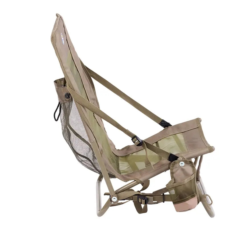 Backpack Travel Everywhere Chair 2 - Choice 656 - Low-Profile Reclining Beach Chair with Backpack Straps Detail