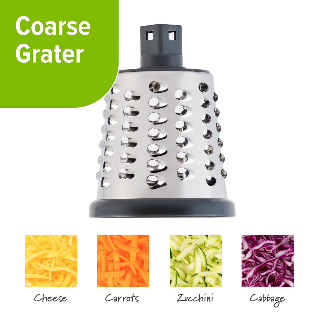 Ergonomic Manual Manual Rotary Grater & Slicer - Innovative Kitchen Helper for Modern Cooking Detail