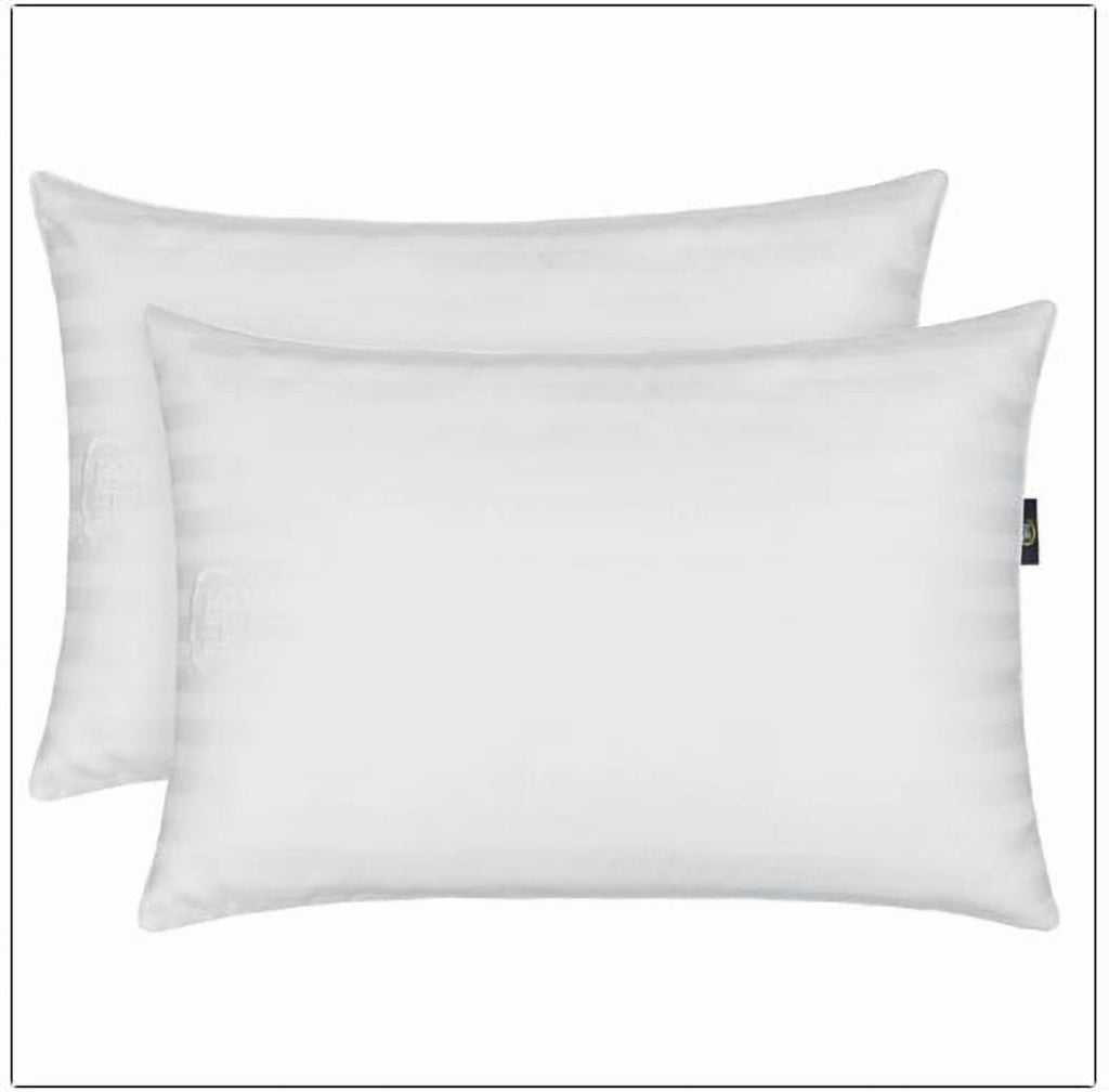 Hotel Collection Comfy Sleep Bed Pillow Queen Size, Pack of 2 - Ergonomic Memory Foam Pillow for Neck Pain Support Detail