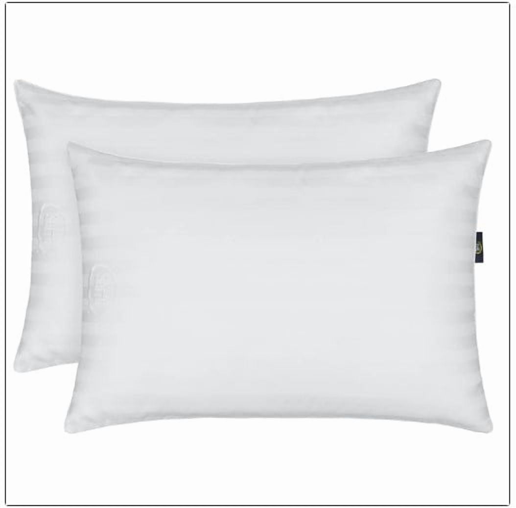 Hotel Collection Comfy Sleep Bed Pillow Queen Size, Pack of 2 - Ergonomic Memory Foam Pillow for Neck Pain Support Detail