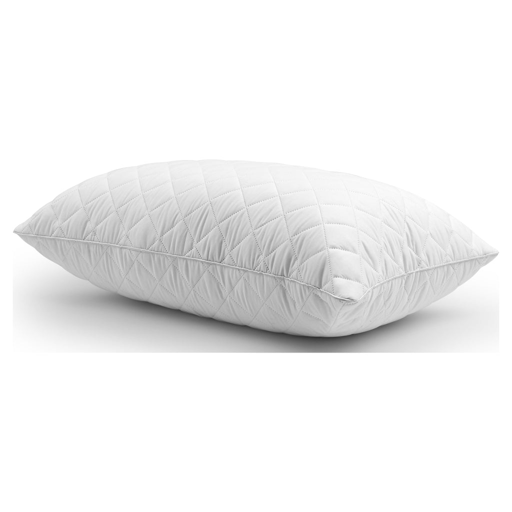 Decorative Plump Memory Foam Cluster Bed Pillow, Standard/Queen, 2 Pack - Decorative Throw Pillow Cushion for Sofa & Bed Detail