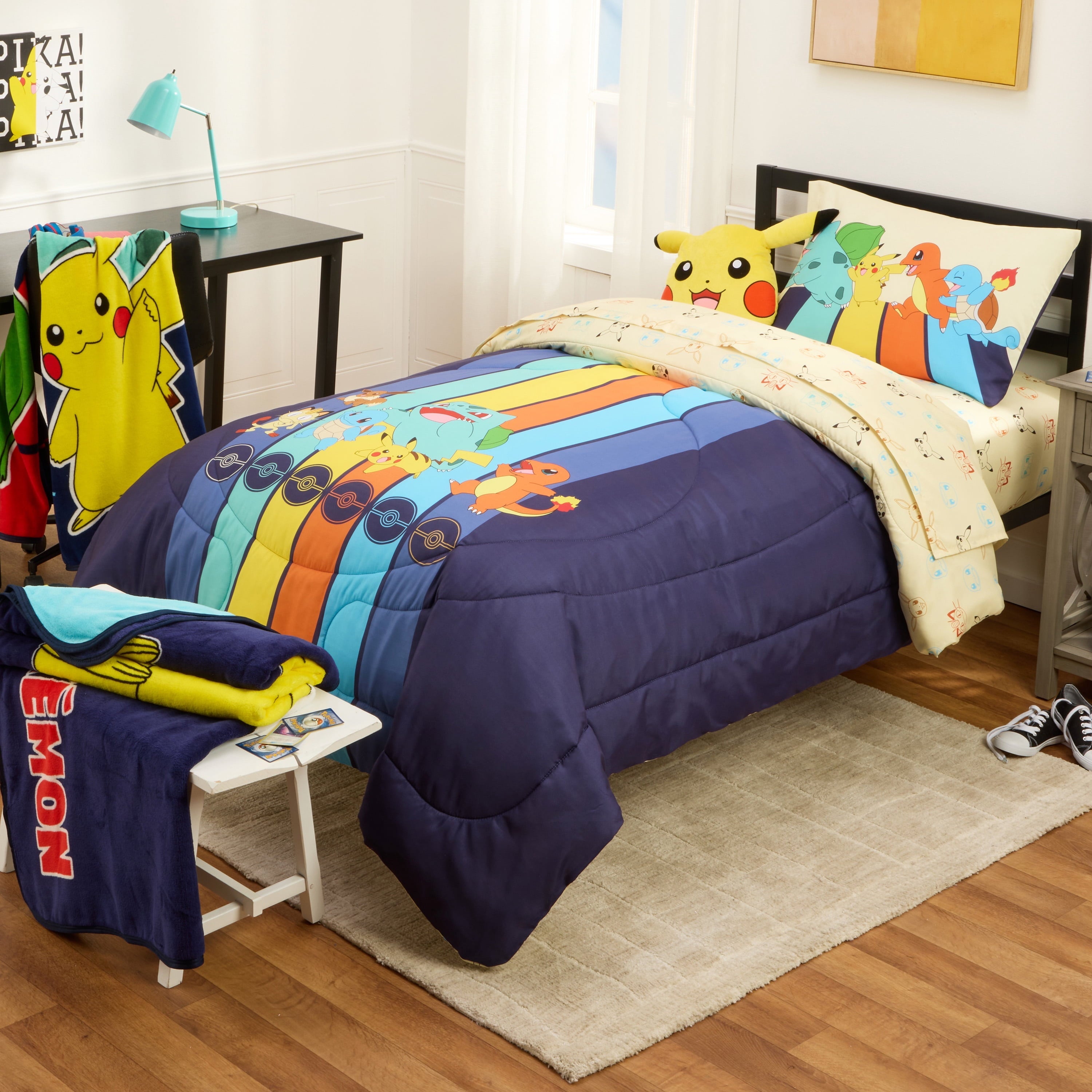 Cozy Fleece Kids Print Fleece Throw Blanket, 46 x 60 - Lightweight Plush Warm Blanket for All Seasons Detail