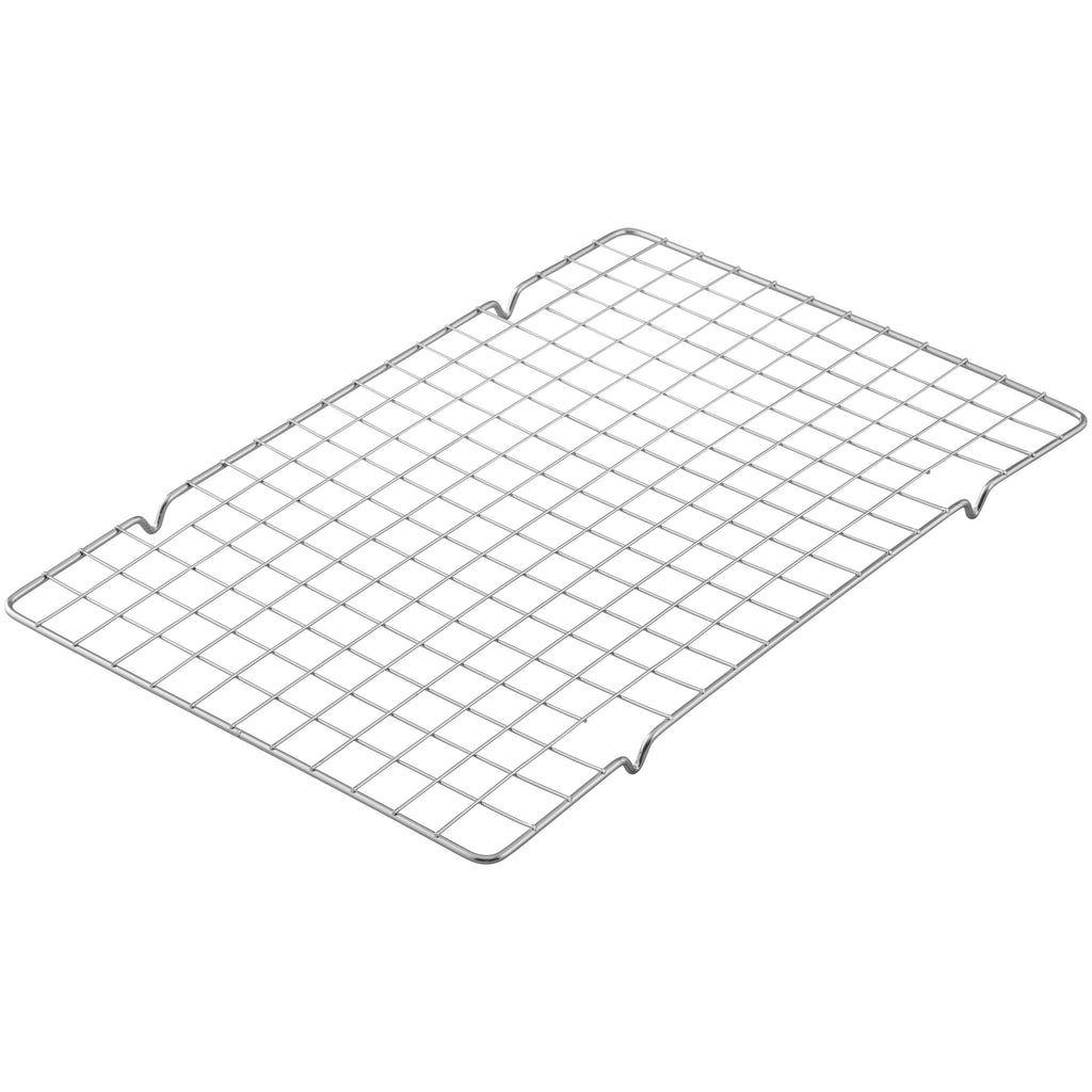 Ergonomic Manual Everyday Chrome-Plated Cooling Grid, 10 x 16 in., Rectangular, Packaging May Vary - Kitchen Gadget Tool for Quick Food Prep Detail