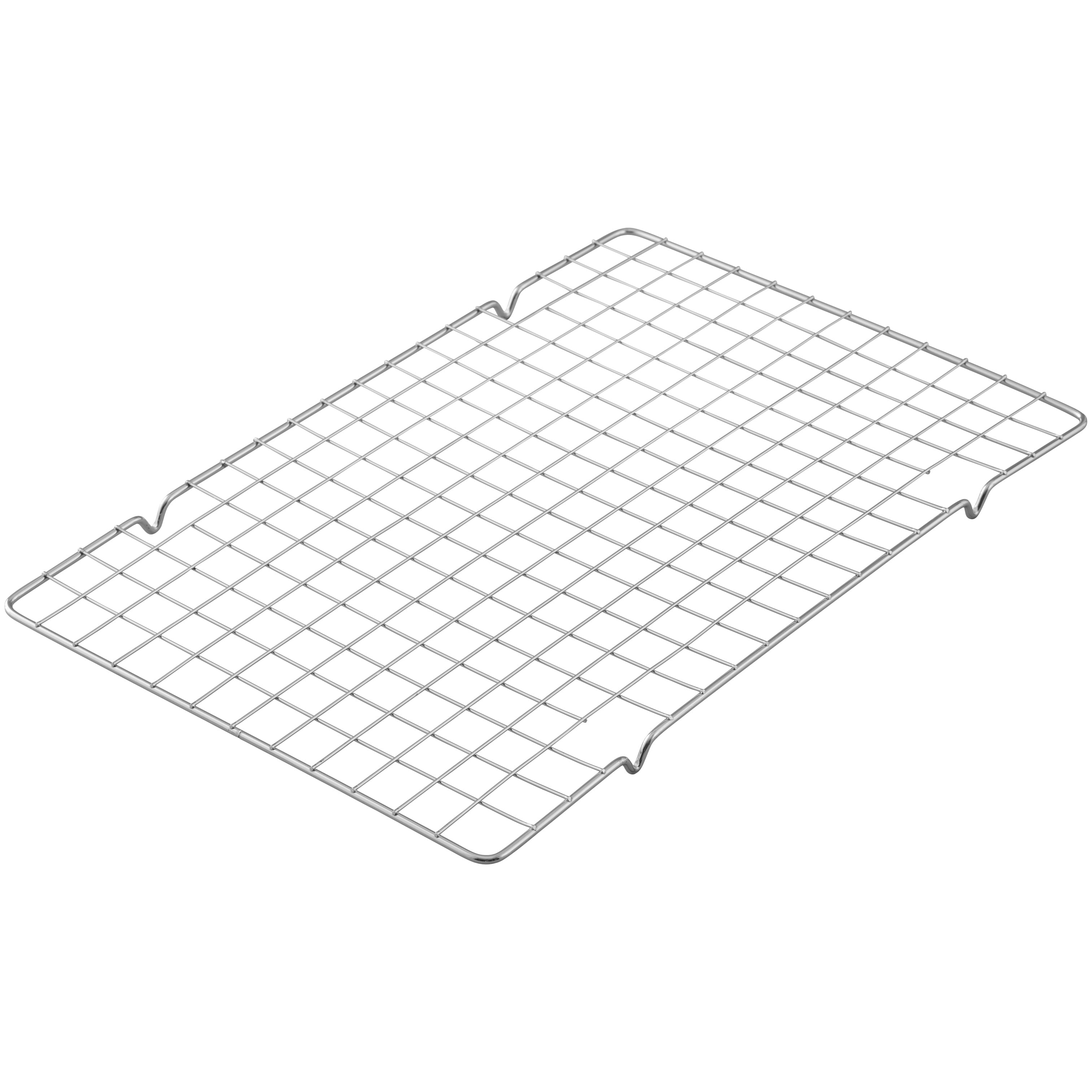 Ergonomic Manual Everyday Chrome-Plated Cooling Grid, 10 x 16 in., Rectangular, Packaging May Vary - Kitchen Gadget Tool for Quick Food Prep Detail