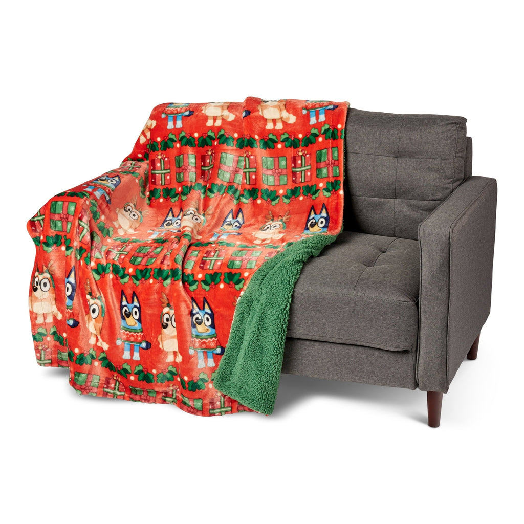 Super Soft Flannel Holidays are Nice Silk Touch Throw Blanket with Sherpa Reverse 50 x 60 inches - Lightweight Plush Warm Blanket for All Seasons Detail