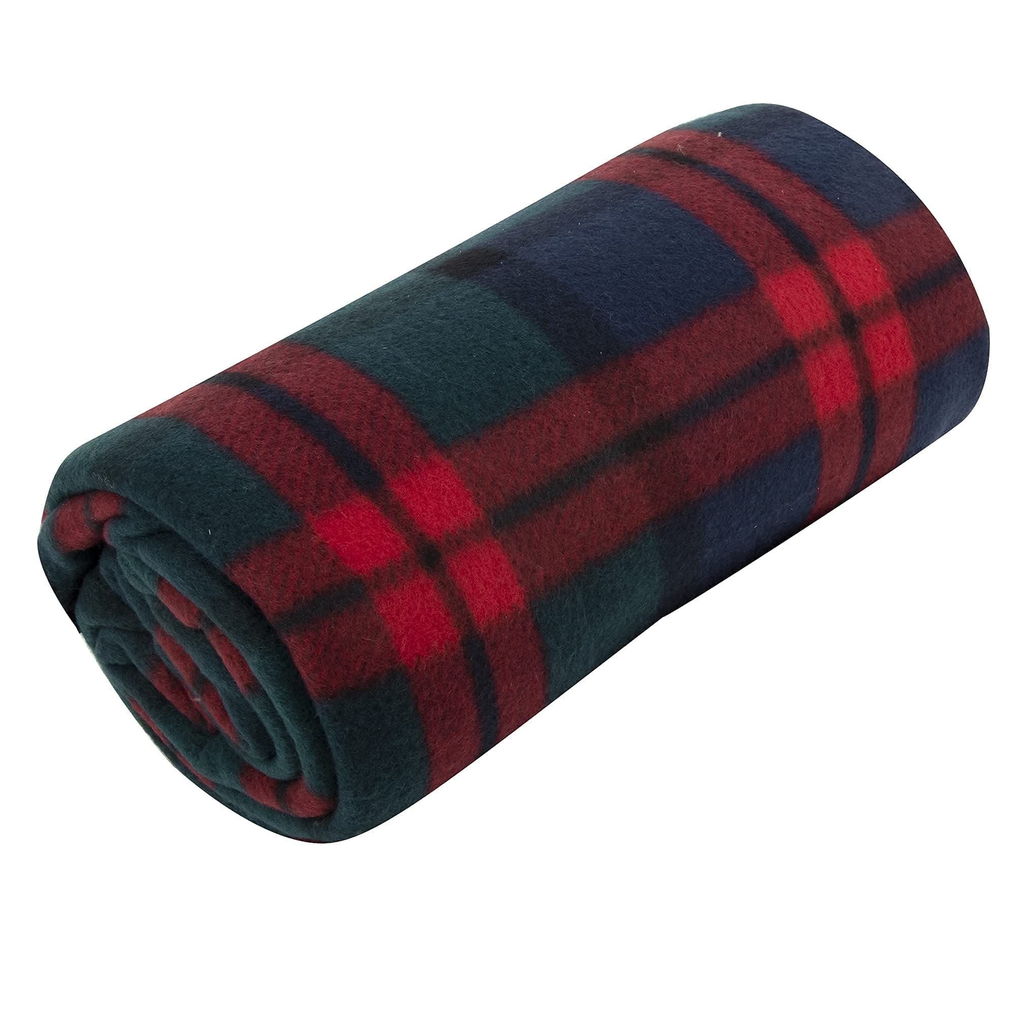 Super Soft Flannel Single Plaid Color 60"L x 50"W Fleece Throw Blanket for Fall, Winter, Spring, Summer, Men, Women, Children & Pets in ... - Cozy Fleece Throw Blanket for Couch & Bed Detail