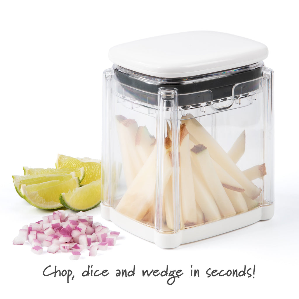 Multi-Functional 3-in-1 Deluxe French Fry Cutter - Multi-Functional Manual Food Chopper & Slicer Detail