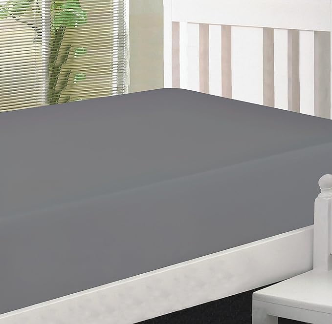 Wrinkle-Resistant Microfiber 2 Twin Fitted Bottom Bed Sheets (2-Pack) 1800 Ultra Soft and Comfy - 39" x 75" Great for Kids Room, Guest ... - Cooling Hotel Quality Bedding Sheets and Pillowcases Detail
