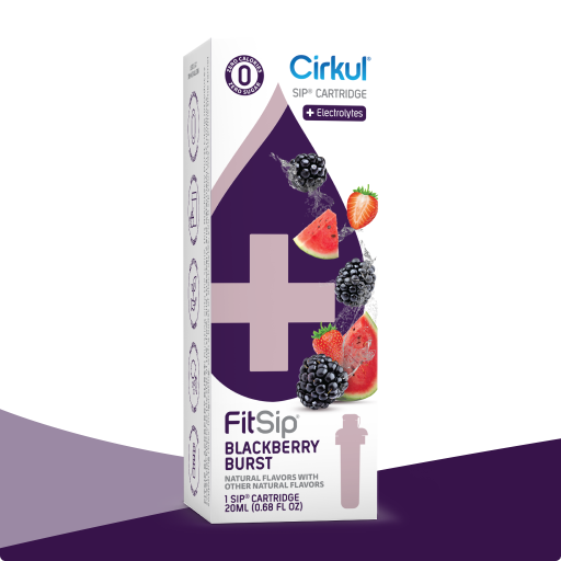 Vitamin-Infused FitSip Blackberry Burst Z16Q - Sugar-Free Fruit Flavor Cartridge Refill - Default Title