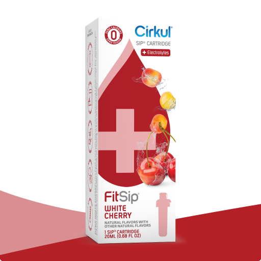 Sugar-Free FitSip White Cherry GQ9S - Zero-Calorie Multi-Flavor Sip Pods for Water Bottle - Default Title