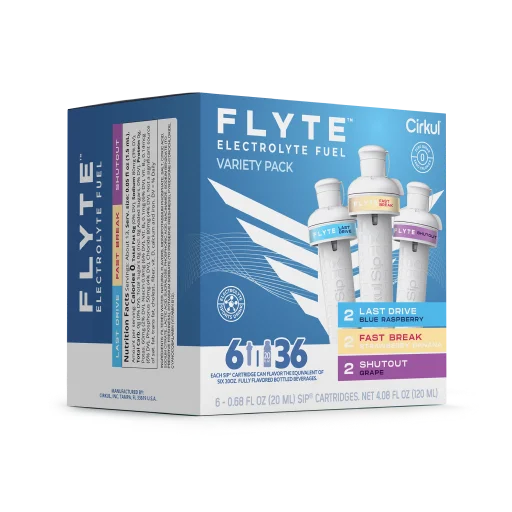 Zero-Calorie Flyte 6-Pack Variety Pack MMZB - Zero-Calorie Multi-Flavor Sip Pods for Water Bottle Detail