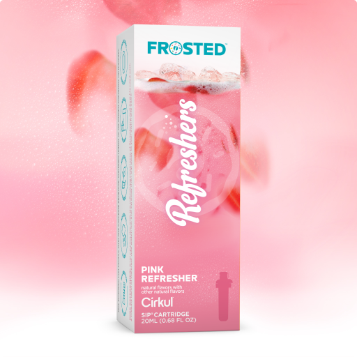 Natural Fruit Flavored Frosted Pink Refresher XVWE - Electrolyte Hydration Enhanced Taste Cartridges - Default Title