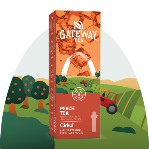 Vitamin-Infused Gateway Peach Tea 97HL - Vitamin-Infused Natural Refreshing Flavor Core - Default Title