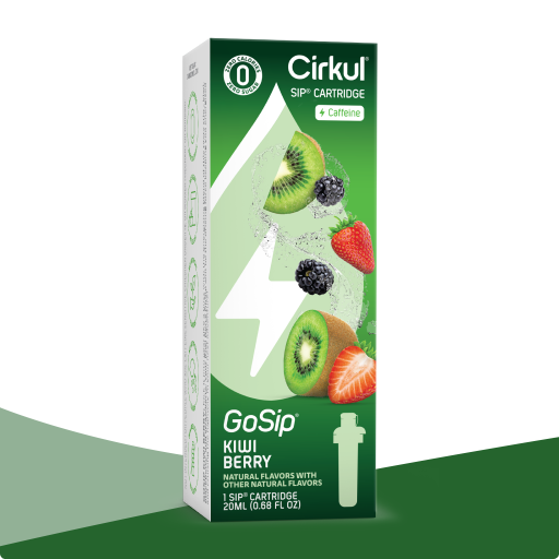 Zero-Calorie GoSip Kiwi Berry FTUR - Zero-Calorie Multi-Flavor Sip Pods for Water Bottle - Default Title