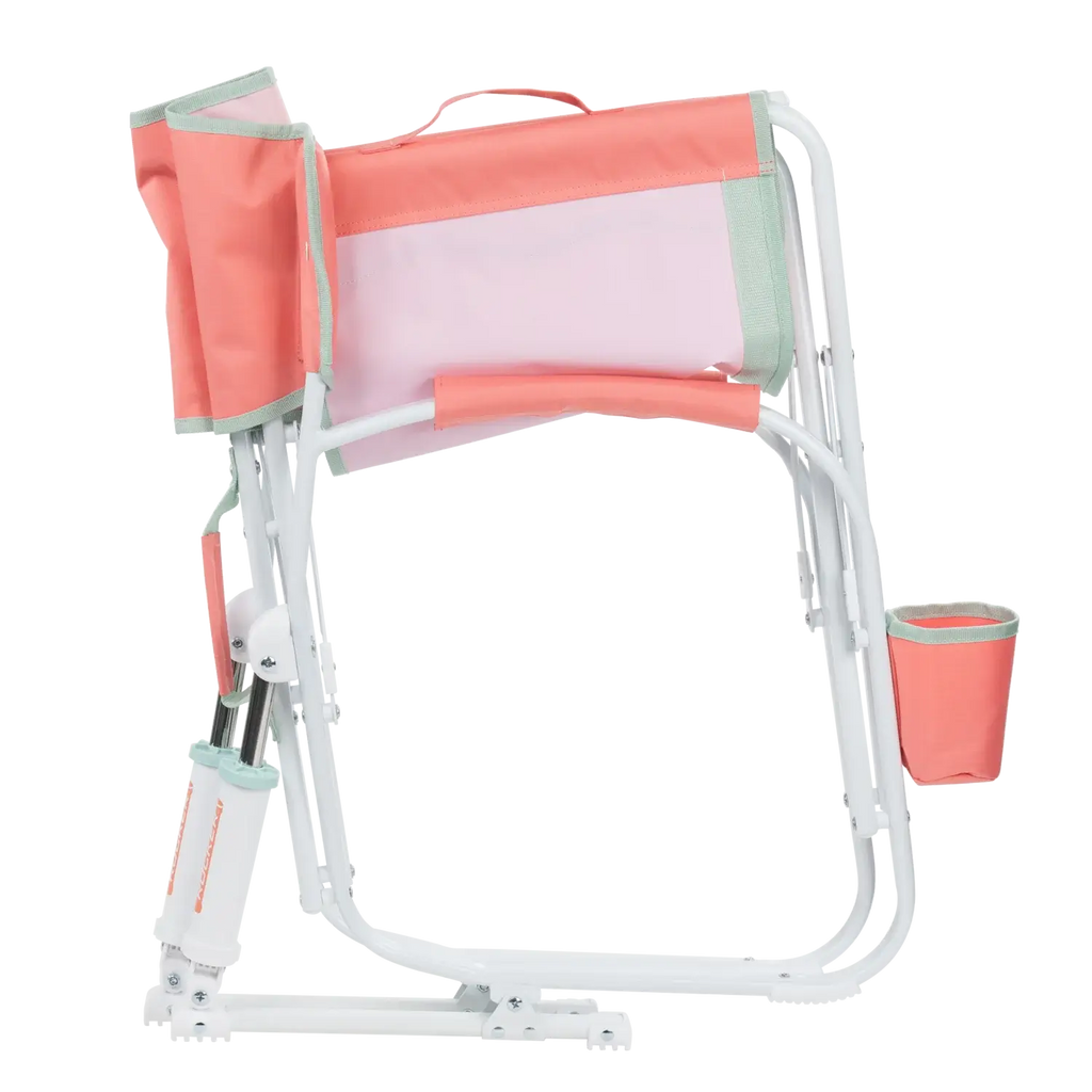 Luxury Camp Grab & Go Rocker - Choice 551 - Heavy-Duty Kickback Rocker with Beverage Holder Detail