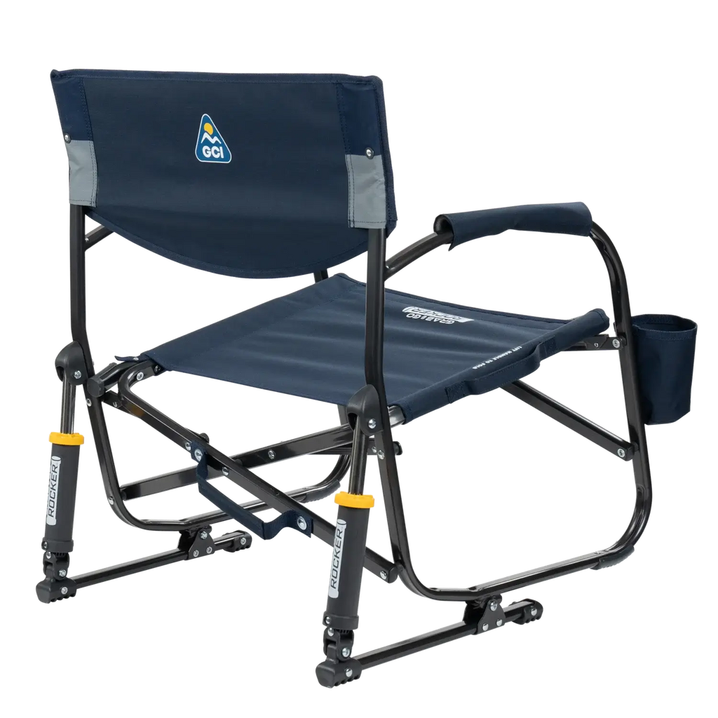 Luxury Camp Grab & Go Rocker - Choice 551 - Heavy-Duty Kickback Rocker with Beverage Holder Detail