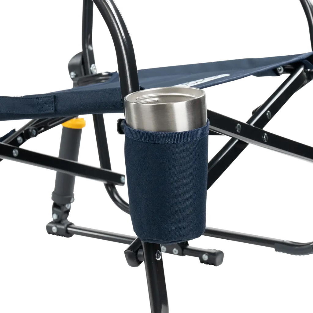 Luxury Camp Grab & Go Rocker - Choice 551 - Heavy-Duty Kickback Rocker with Beverage Holder Detail