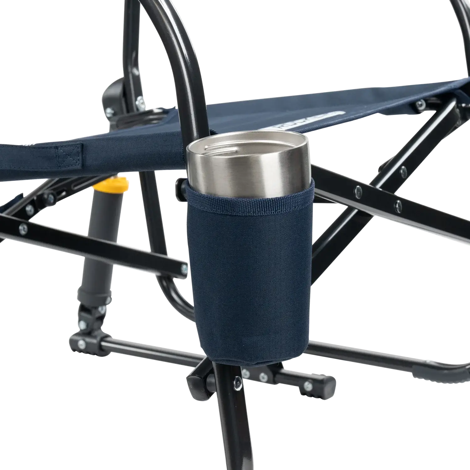 Luxury Camp Grab & Go Rocker - Choice 551 - Heavy-Duty Kickback Rocker with Beverage Holder Detail