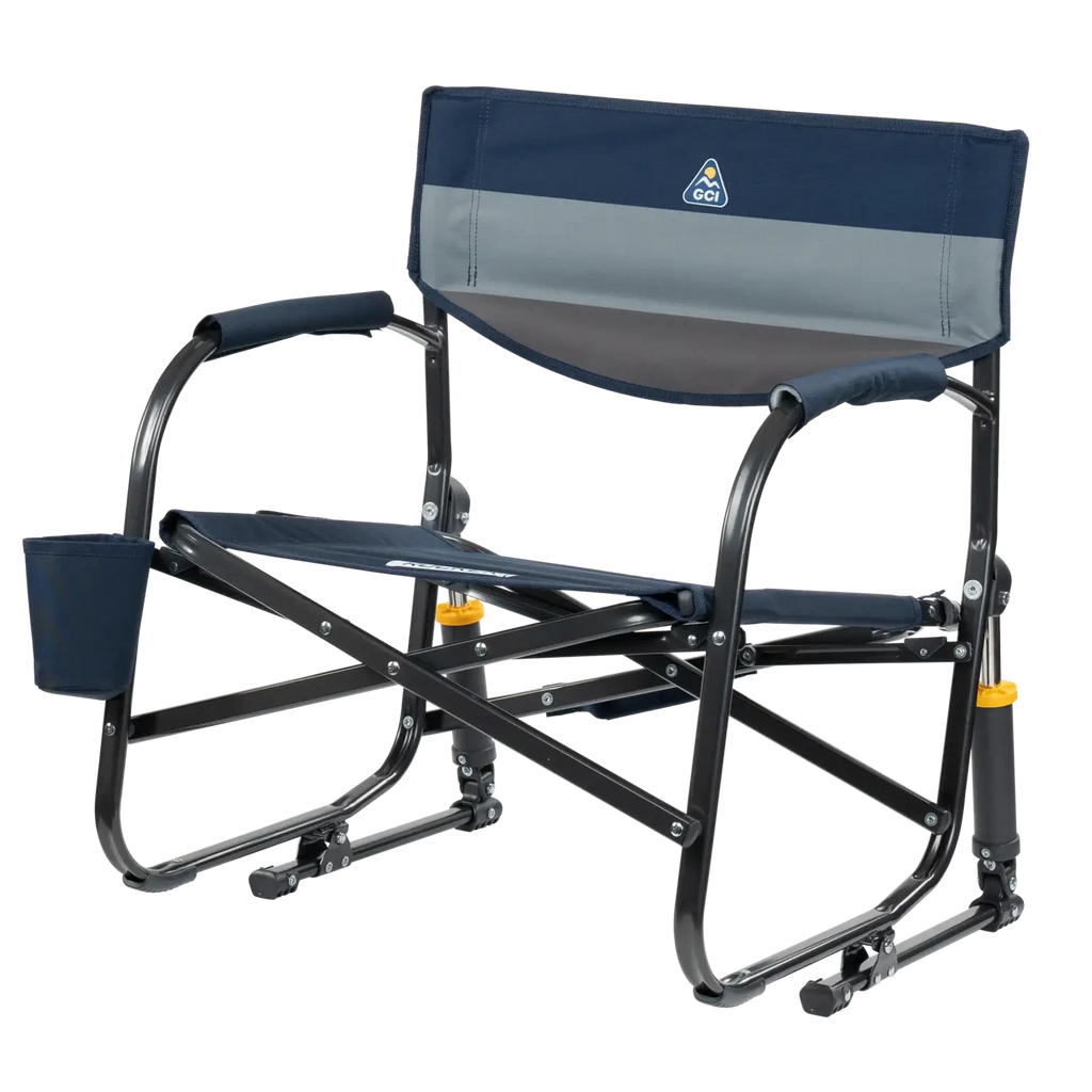 Luxury Camp Grab & Go Rocker - Choice 551 - Heavy-Duty Kickback Rocker with Beverage Holder Detail