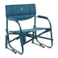 Luxury Camp Grab & Go Rocker - Choice 551 - Heavy-Duty Kickback Rocker with Beverage Holder - Teal