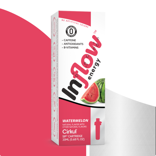 Natural Fruit Flavored Inflow Energy Watermelon 8J1M - Zero-Calorie Multi-Flavor Sip Pods for Water Bottle - Default Title