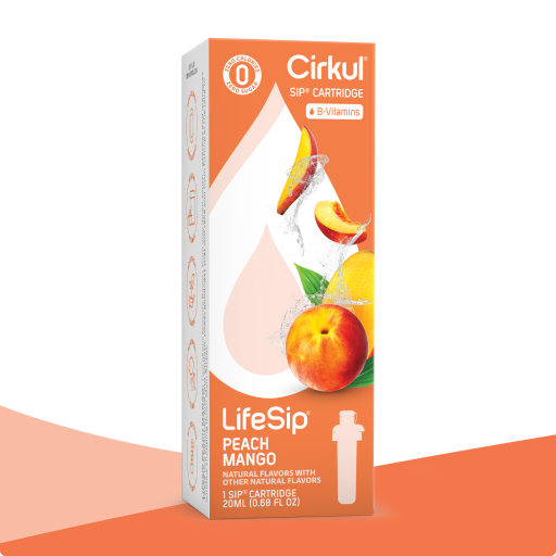 Natural Fruit Flavored LifeSip Peach Mango RH3C - Electrolyte Hydration Enhanced Taste Cartridges - Default Title