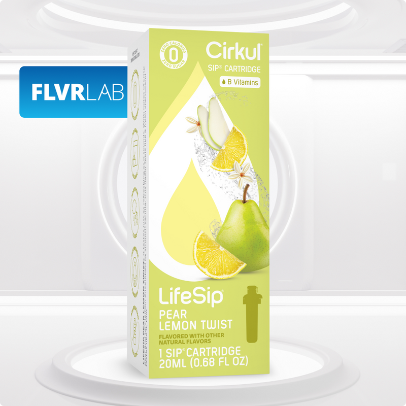 Zero-Calorie LifeSip Pear Lemon Twist L82Z - Sugar-Free Fruit Flavor Cartridge Refill - Default Title