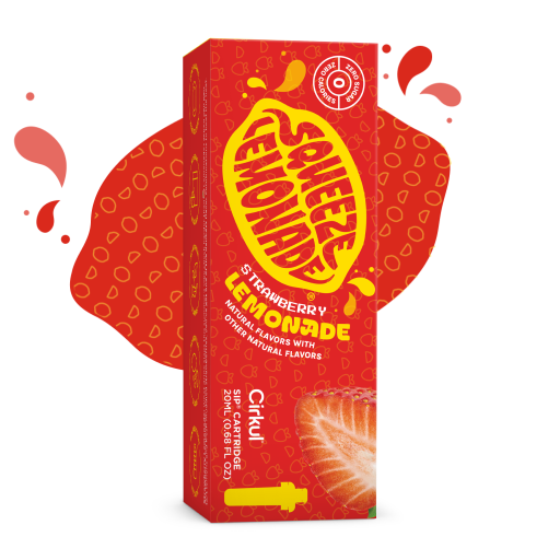 Vitamin-Infused Squeeze Strawberry Lemonade 8PNR - Electrolyte Hydration Enhanced Taste Cartridges - Default Title