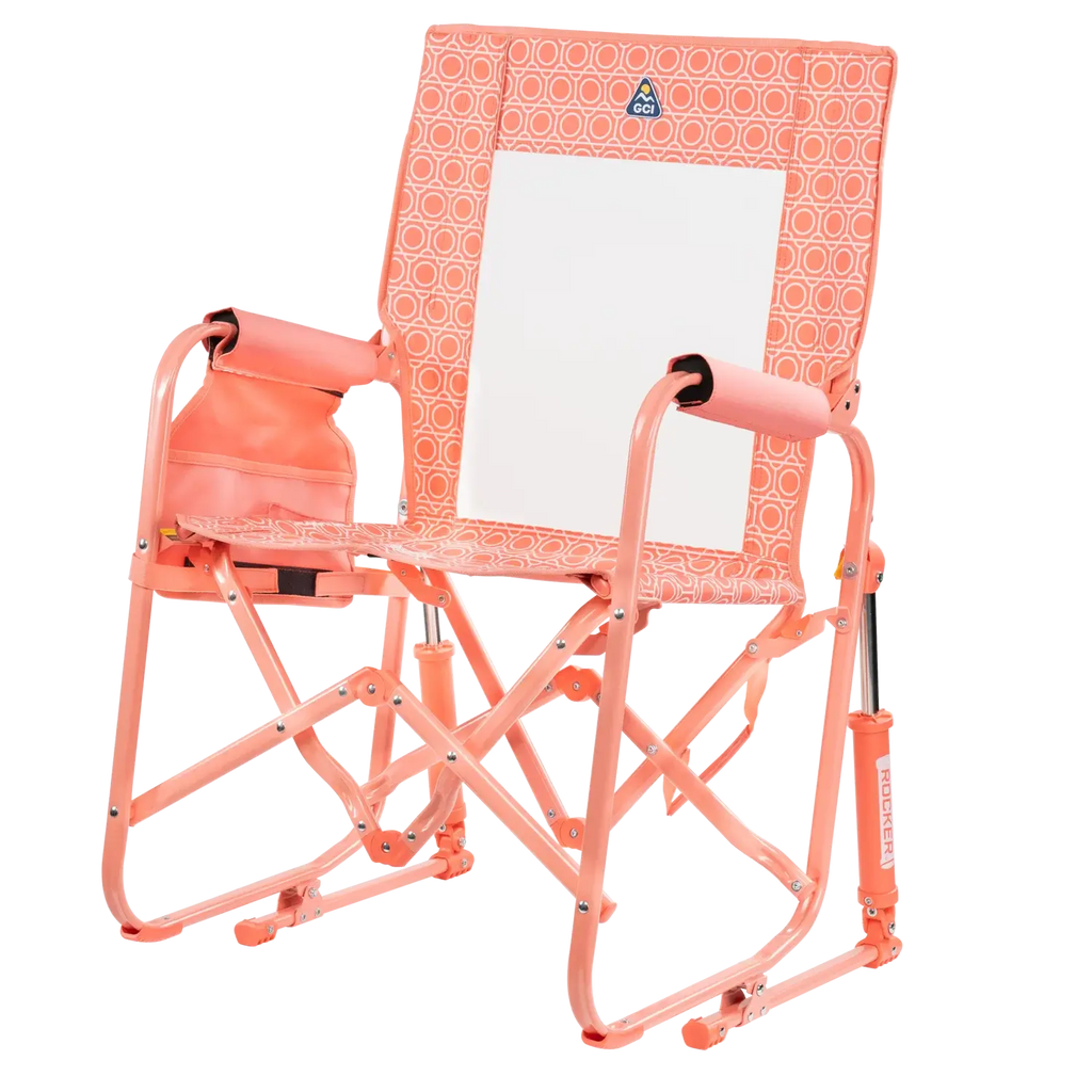 Smooth Motion Stowaway Rocker - Choice 794 - Heavy-Duty Kickback Rocker with Beverage Holder Detail