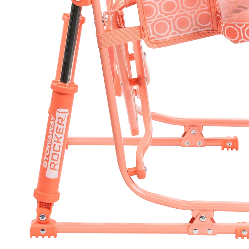 Smooth Motion Stowaway Rocker - Choice 794 - Heavy-Duty Kickback Rocker with Beverage Holder Detail
