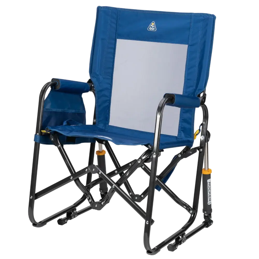 Smooth Motion Stowaway Rocker - Choice 794 - Heavy-Duty Kickback Rocker with Beverage Holder Detail