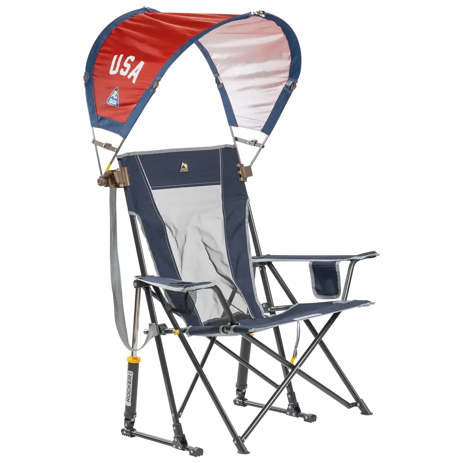 Instant Pop-Up SunShade Accessory - USA Anniversary Deluxe - Choice 917 - SunShade Canopy for Beach & Camping Detail