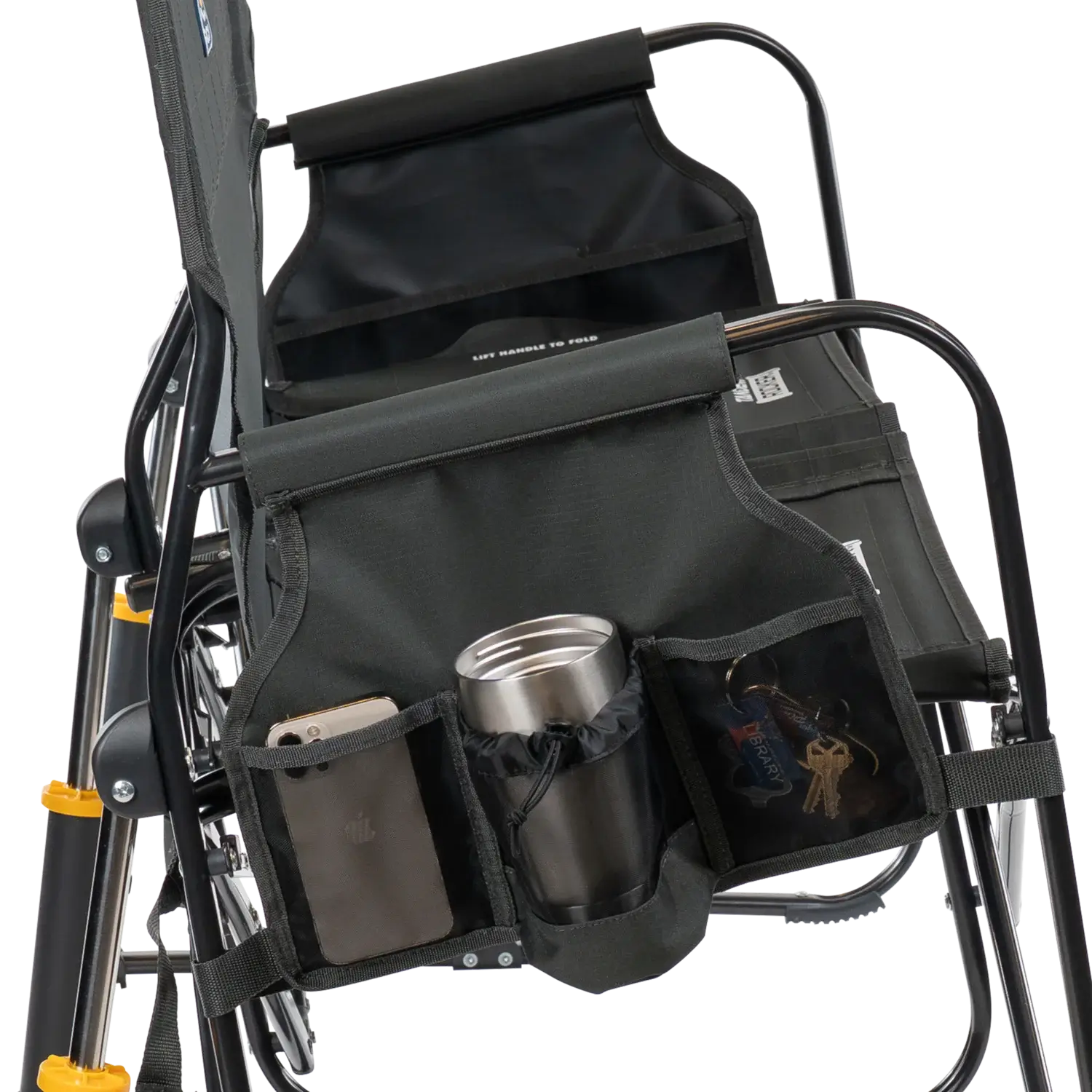 Patented Spring-Action Tandem Rocker - Choice 227 - Patented Spring-Action Rocking Chair for Camping Detail