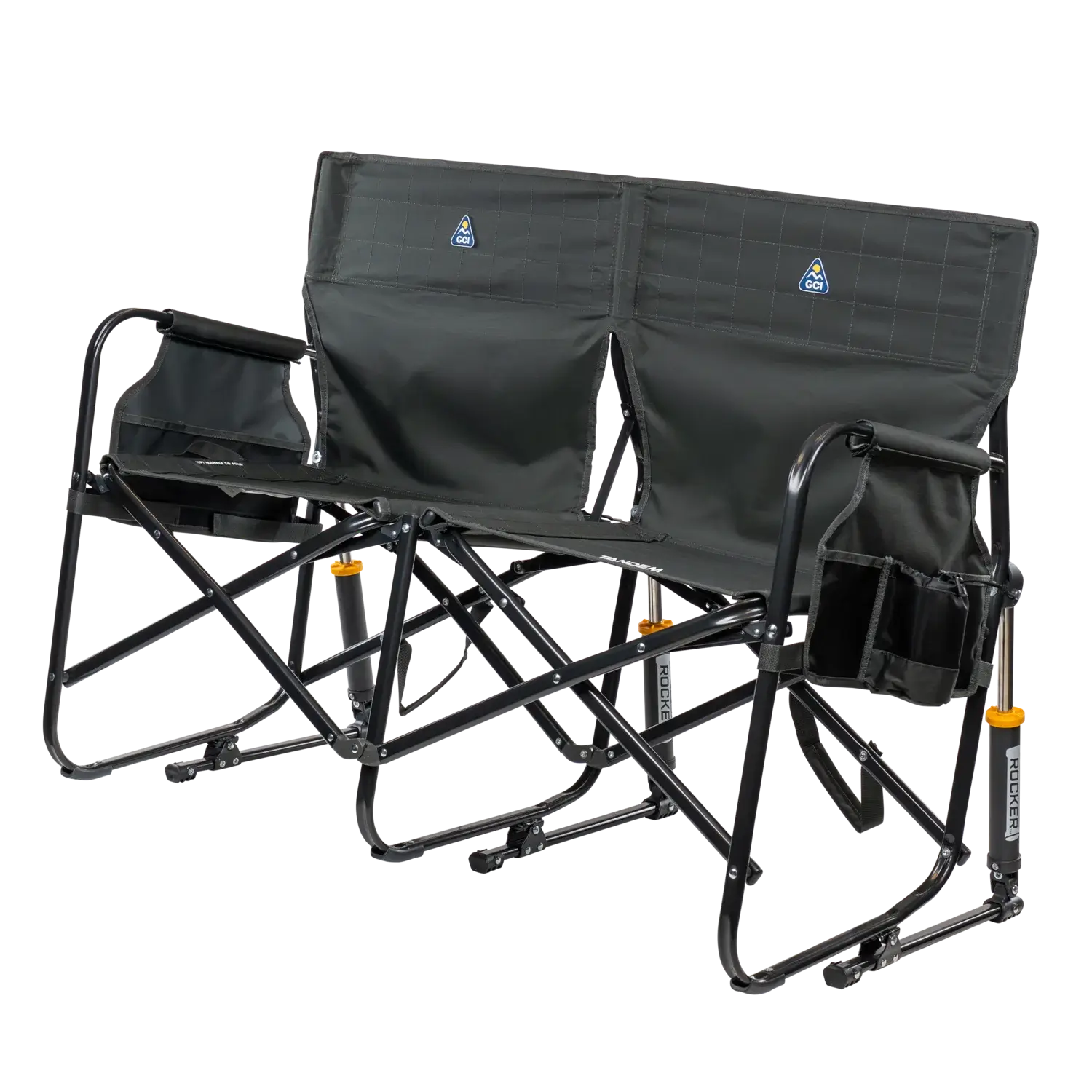 Patented Spring-Action Tandem Rocker - Choice 227 - Patented Spring-Action Rocking Chair for Camping Detail
